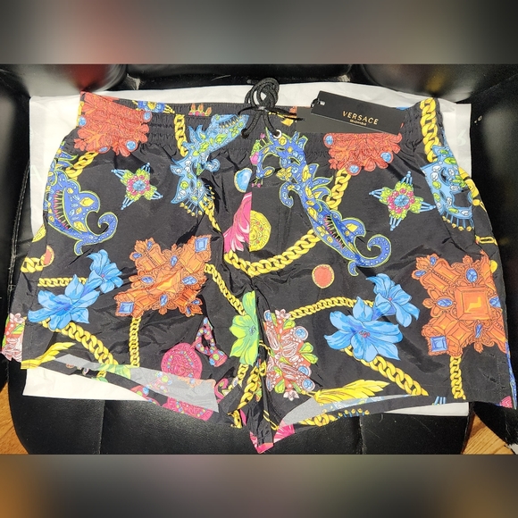 Versace multi-print Swim trunks - Picture 2 of 5